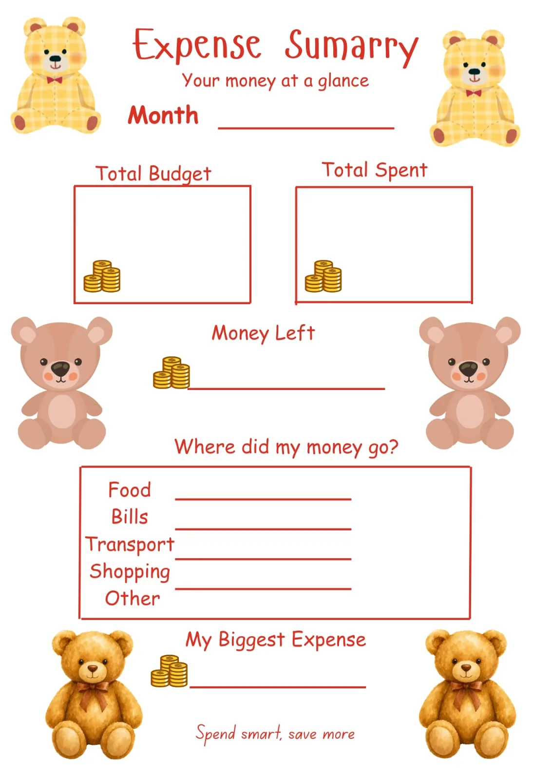 Savings goal planner