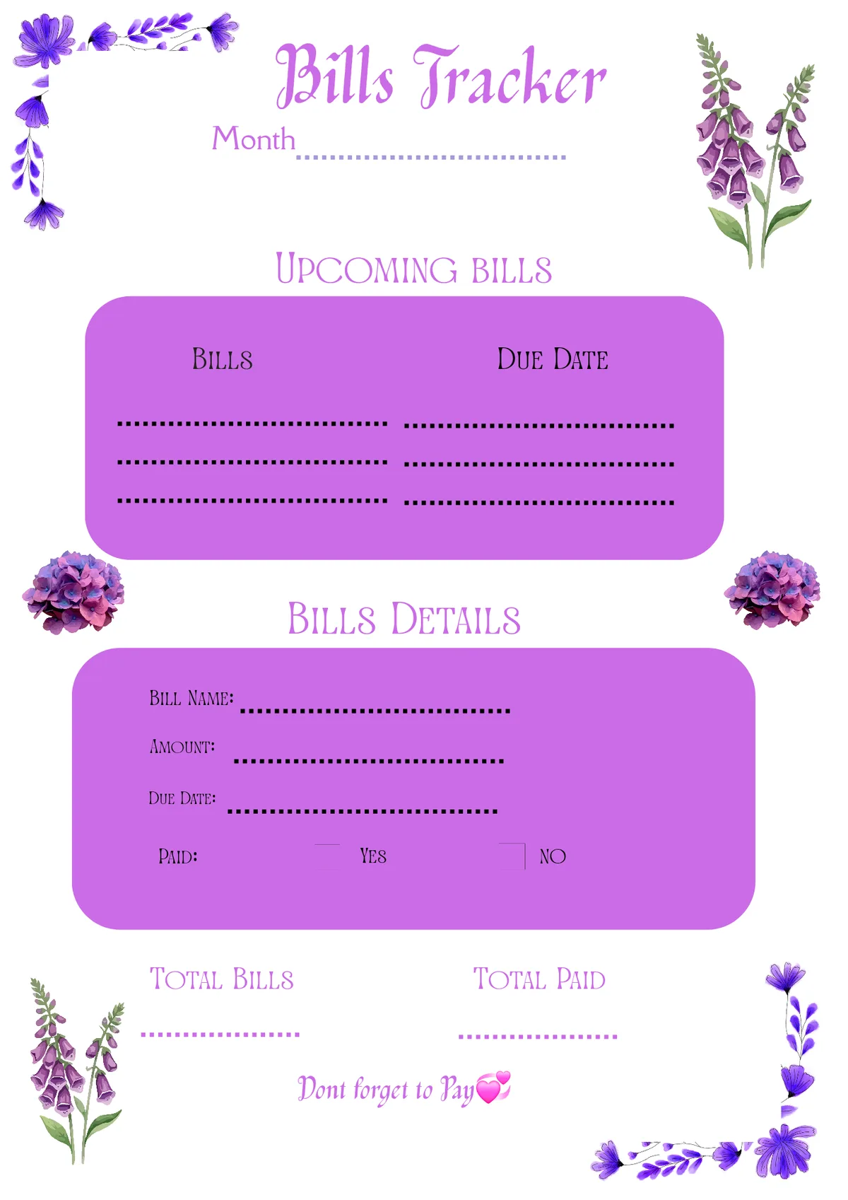 Monthly Planner