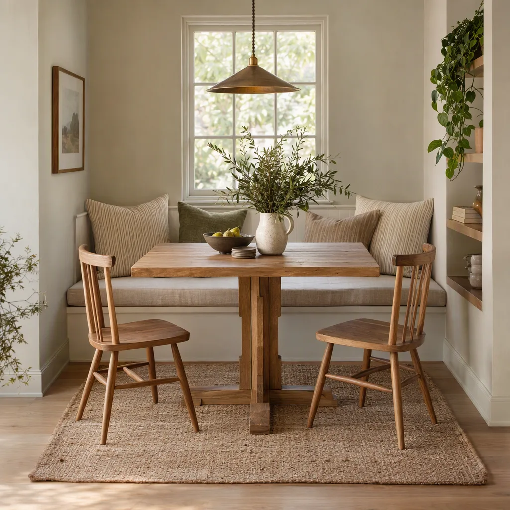 Dining nook, finished