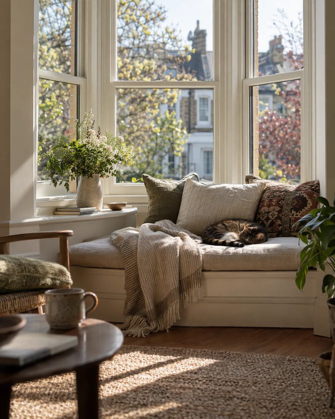 Bright two-bed flat