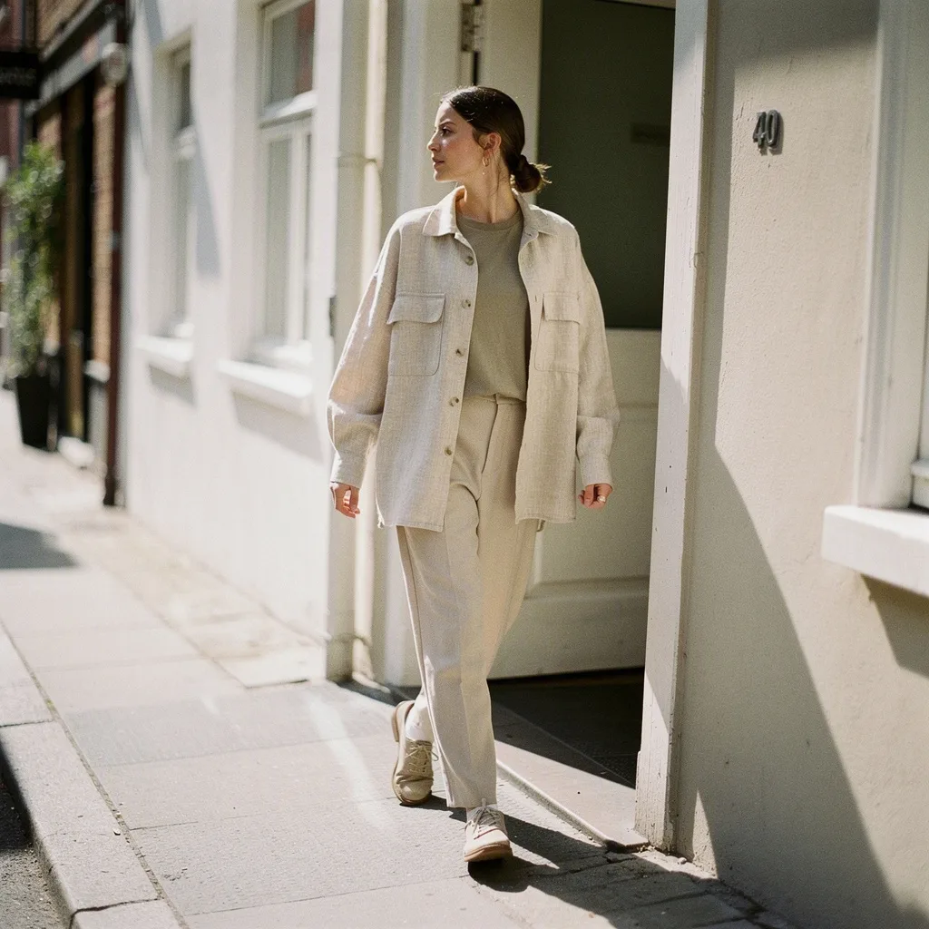 The overshirt, oatmeal