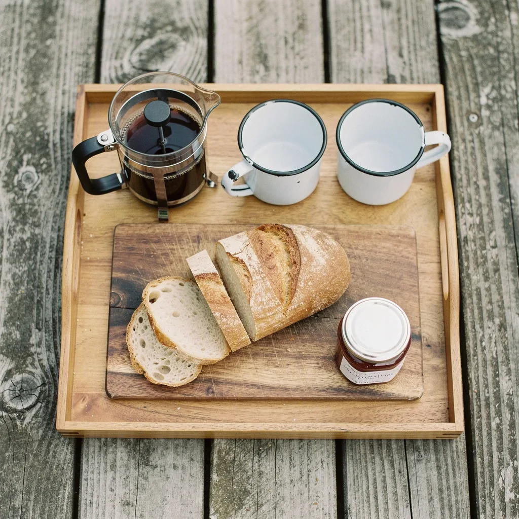 Breakfast in the morning