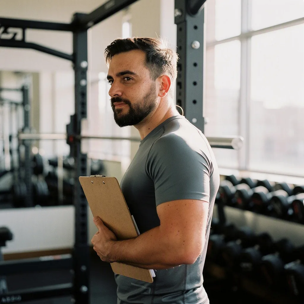 Dev Chandra, a strength coach in Manchester