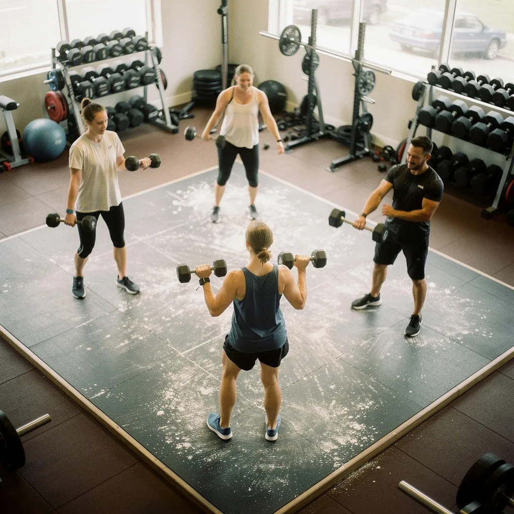 Small group, four people
