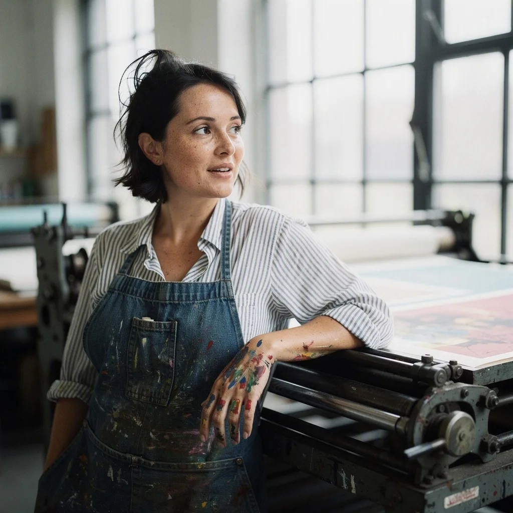 Ilse Brandt, a screen printing studio in Rotterdam Noord