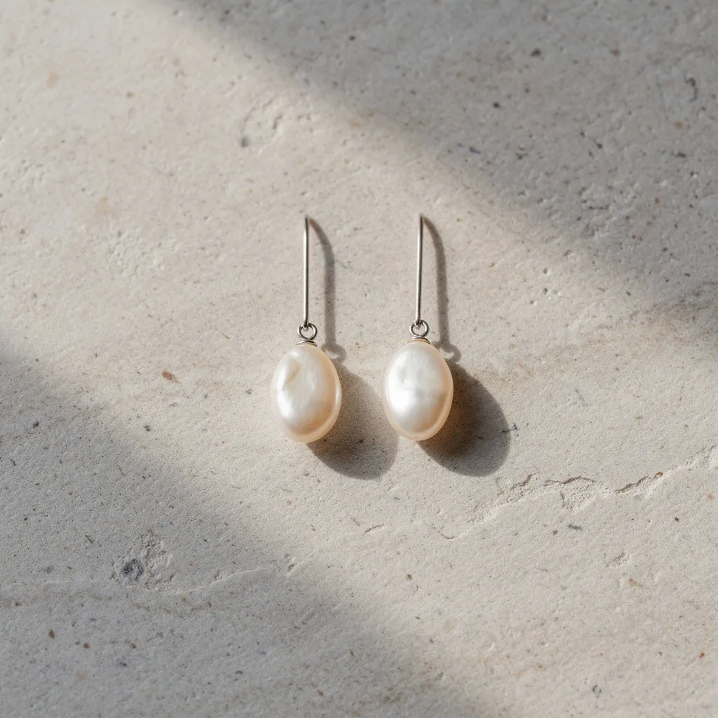 Freshwater Pearl Drop Earrings